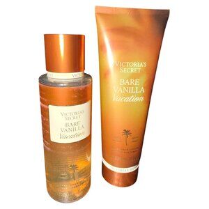 Bare Vanilla Vacation Victoria's Secret 2 Piece Set NEW